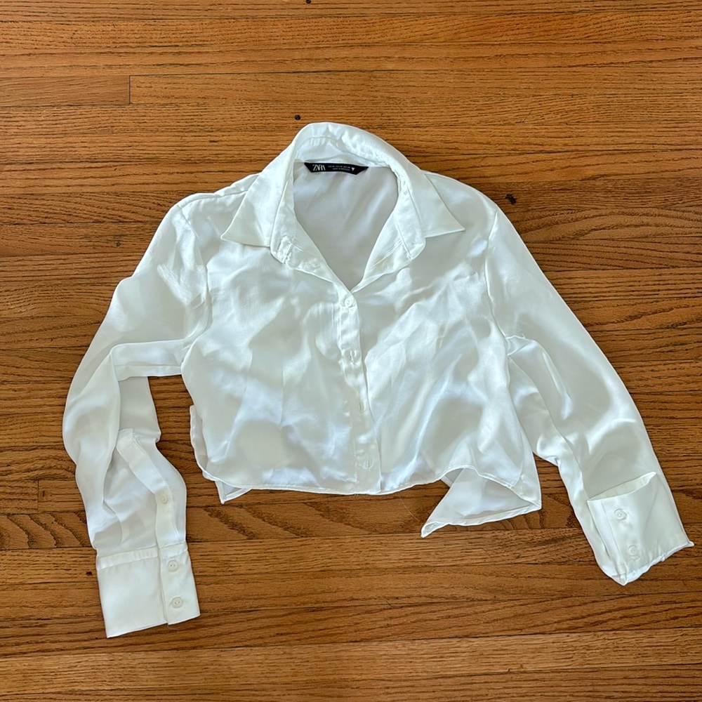Zara White top